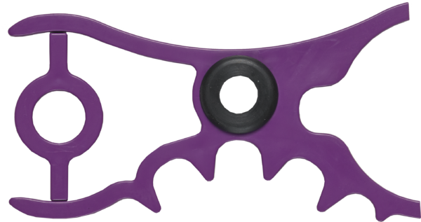 Small Bullseye Bridge & Jump Caddy - Purple